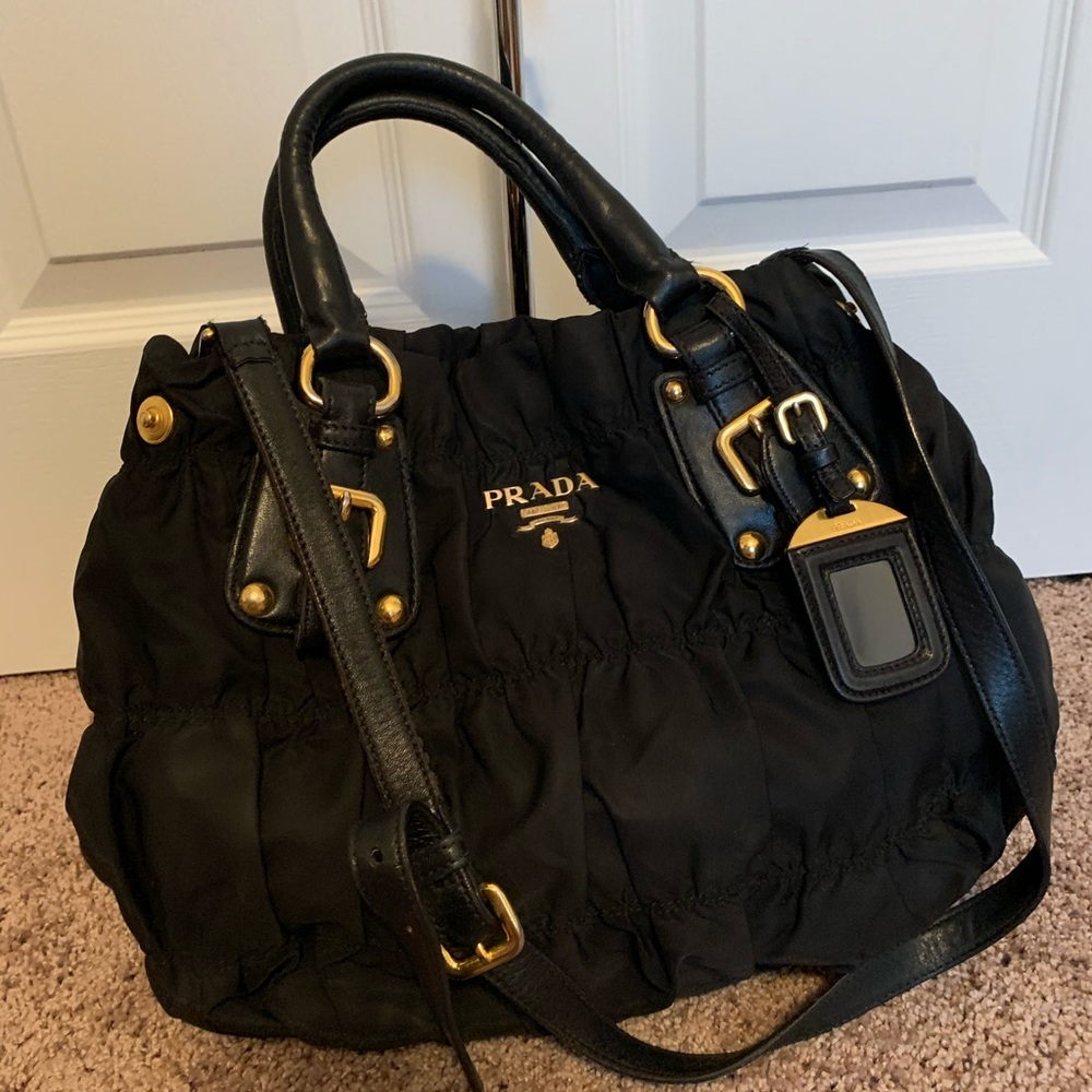 Prada Graufe Satchel